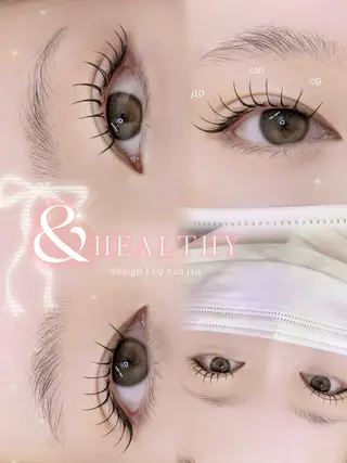 マツエク・マツパ mimi.🎀 kira🎀谷四のマツエク・マツパデザイン