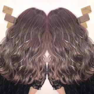 セミロング KEISUKE🐶 カラー✨エクステのヘアスタイル