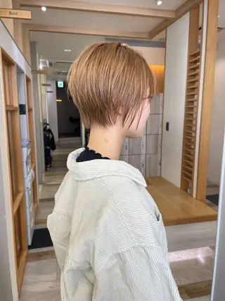 ショート gotoday天神所属・緒方リエ 時短ショート・ボブのヘアスタイル