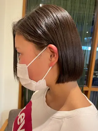 ミディアム nowhere ノーウェアのヘアスタイル