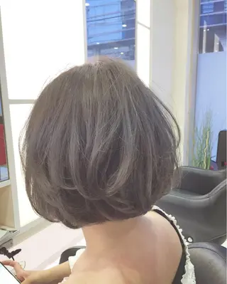 ショート ミディアム カラー 青木 茂樹⭐️ 透明感カラーのヘアスタイル