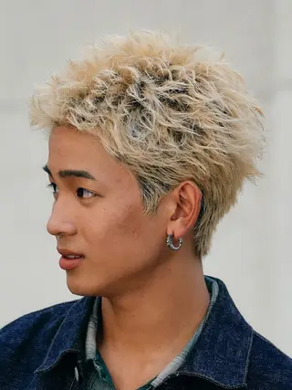ショート パーマ 山口 ヒロトのヘアスタイル