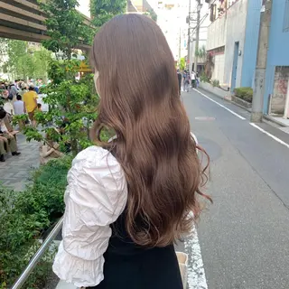 ロング カラー leben serikaのヘアスタイル
