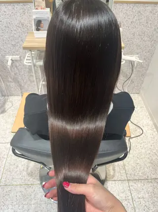 ロング カラー 髪質改善&艶カラー/ ほんだあみ (♡)のヘアスタイル