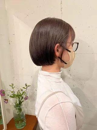 ミディアム カラー 鈴木 世莉のヘアスタイル