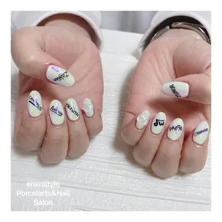 ミディアム ネイル 👑enen style👑のネイルデザイン