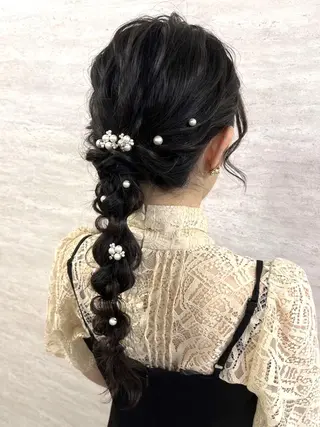 ヘアアレンジ 鈴木 芽香のマツエク・マツパデザイン