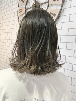 ミディアム カラー ヘアアレンジ 韓国hair🦋 Nanaのヘアスタイル