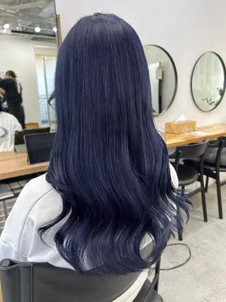 セミロング カラー RYOSUKE ハイトーンのヘアスタイル