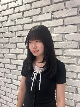 セミロング 🤎オリーブカラー× パーマ特化💫森口のヘアスタイル