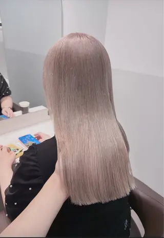 ロング カラー ヘアアレンジ ブリーチ博士 MASATOのヘアスタイル