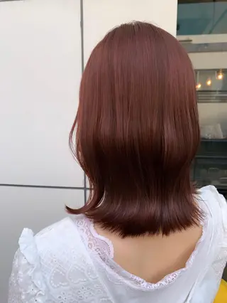 セミロング カラー 💘大人可愛く💘 Natsuki❥❥❥のヘアスタイル