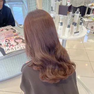 ロング カラー チョコレートカラー/ 𝐒𝐚𝐤𝐢のヘアスタイル