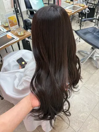 ロング カラー HASHI AYAKAのヘアスタイル