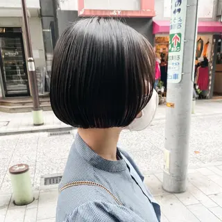 ミディアム ショート/ボブ/ 透明感カラー/ほのかのヘアスタイル