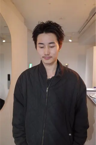 ショート メンズ 髪質改善/ブリーチ EITOのヘアスタイル