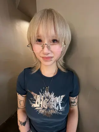 ショート カラー 圧倒的デザイン力 店長🎨RENAのヘアスタイル