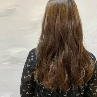 ロング カラー 吉田 夢のヘアスタイル