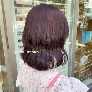 ミディアム カラー ツカハラ　リリカ 👒柔らかカラー👒のヘアスタイル