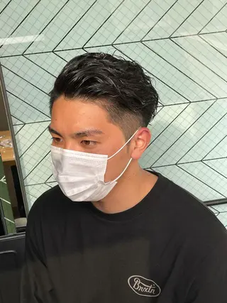パーマ メンズ 渋谷/フェード/ 國分 翔のヘアスタイル