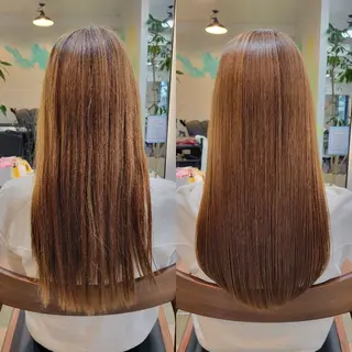 セミロング 野村 果音(カノン)のヘアスタイル