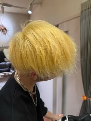 カラー メンズ 柳澤 拓海のヘアスタイル