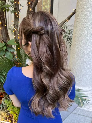 ロング ヘアアレンジ 【ヘアセット専門】 ヘアメイクＭＡＮＡのヘアスタイル