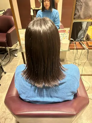 ミディアム カットモデル 天王寺🤍haruのヘアスタイル