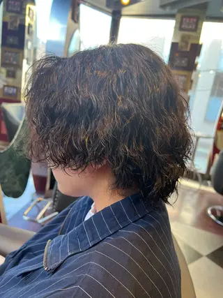ショート 横浜カットパーマ 特殊/ 平林侑馬のヘアスタイル