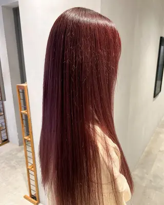セミロング カラー デジタルパーマ Unami 太田英寿のヘアスタイル