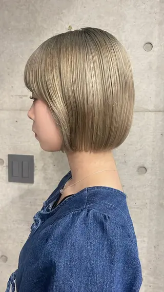 ミディアム カラー 表参道🌿赤み消し カラー/チナツのヘアスタイル