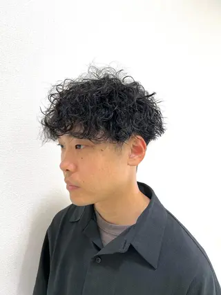 パーマ メンズ 二宮 光広/似合わせカットのヘアスタイル