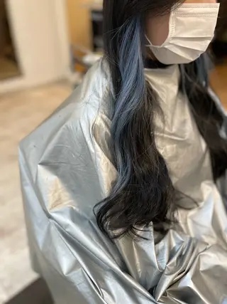 ロング カラー 平井 海冬のヘアスタイル