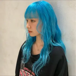 ロング カラー ハイトーンブリーチ 名古屋/FUTOのヘアスタイル