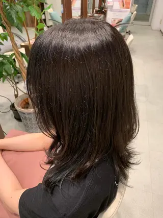 セミロング 🥀濱野 七海🥀のヘアスタイル