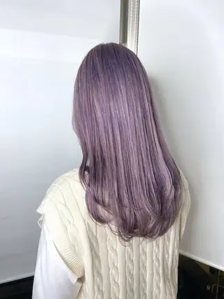 ロング カラー ヘアアレンジ ❤️カラー得意 🧡松浦睦樹❤️のヘアスタイル