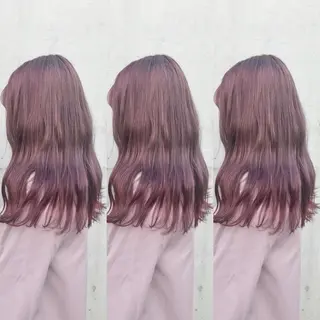 ロング カラー ヘアアレンジ 🫧柔色/トレンド カラー/川辺晴加のヘアスタイル
