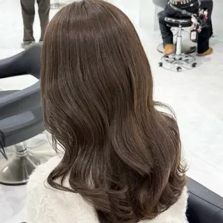 カラー 🤍ブリーチなし ブラウンhimi🤍のヘアスタイル