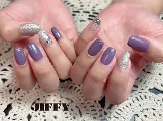 セミロング JIFFY nailstudioのネイルデザイン
