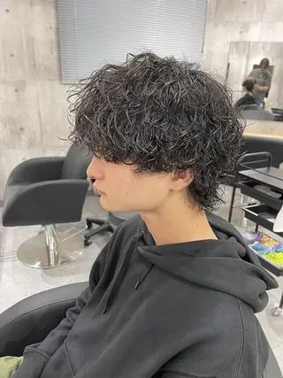 パーマ メンズ メンズパーマ職人馬場 和哉のヘアスタイル