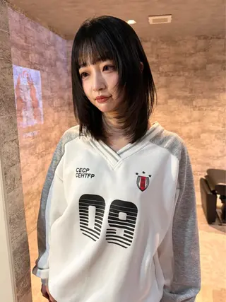 ミディアム カラー mai / linoah˚✧のヘアスタイル