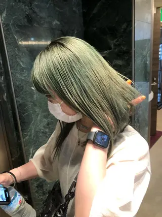 セミロング メンズケアブリーチ 特化🔥村田のヘアスタイル