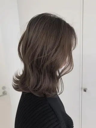 ミディアム ✨透明感ケアカラー✨ 長野ゆきなのヘアスタイル