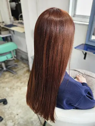 カラー ロング 熊野 タイソンのヘアスタイル