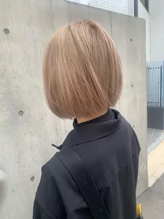 カラー ラベンダー/レイヤー スタイル🤎mamiのヘアスタイル