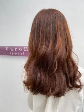 ロング カラー 芥川 未優のヘアスタイル