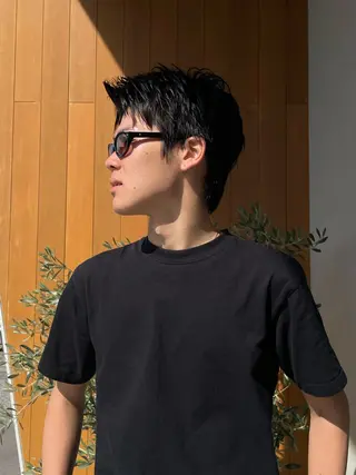ショート メンズ ボブモデル募集/ 青木亮太郎のヘアスタイル