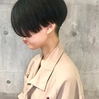 ショート ハイトーン/ショート 村上淳乃🐥のヘアスタイル