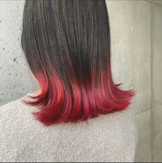 ミディアム カラー フリーランス美容師 MIZUKIのヘアスタイル