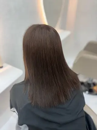 ミディアム カラー himari/縮毛 矯正/熊谷のヘアスタイル